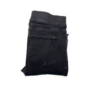 Spanx Pull On Distressed Skinny Jeans Legging 20213R Black‎ Size Small